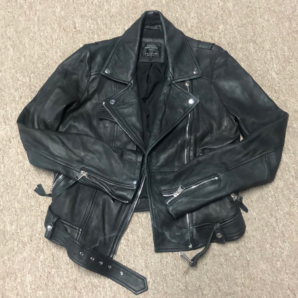 Black Leather Zara Jacket
